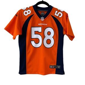 NFL Denver Broncos Kids Orange Jersey Medium (10/12)